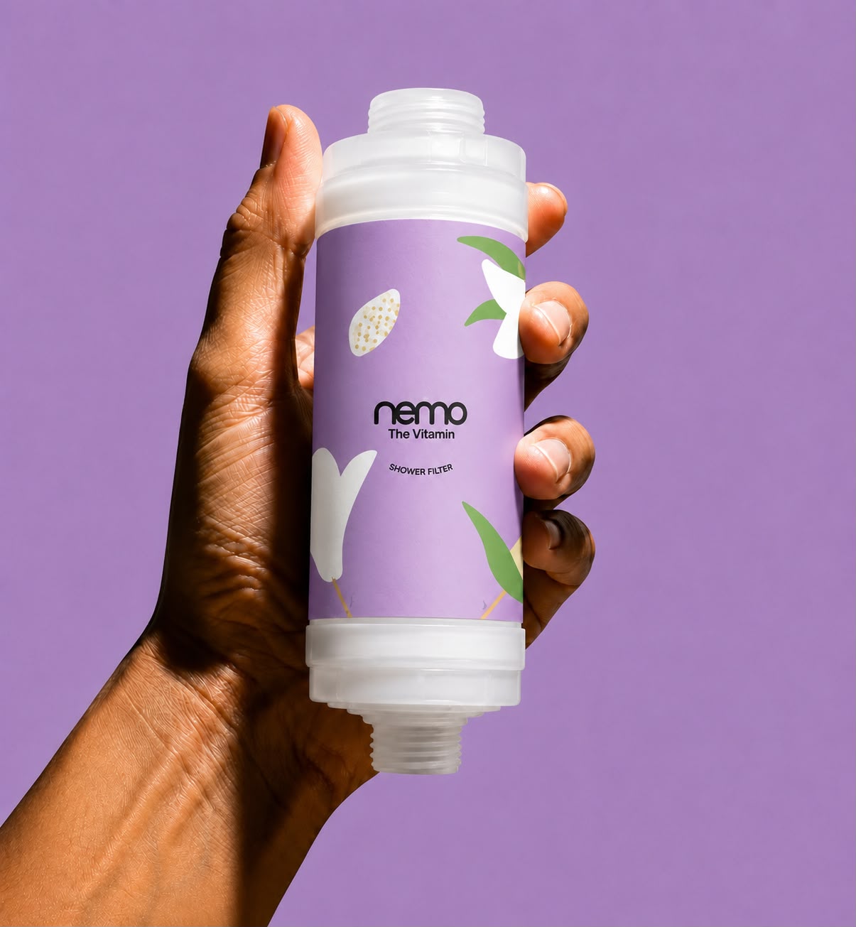 Filtre NEMO fragrance Freesia sur fond violet